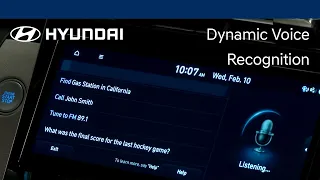 Dynamic Voice Recognition | Hyundai