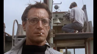 Jaws (1975) - 'Man Against Beast' scene [1080p]