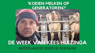 Oekraïne-vlogger Kees Huizinga: '4.000 euro diesel per dag om te melken'