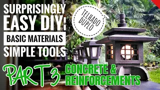 DIY ¦ Japanese Style Concrete Lantern with LED light ¦ Video Series # 6 Part 3