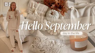 HELLO SEPTEMBER | a cosy day, homesense trip, fall haul & getting ready for autumn