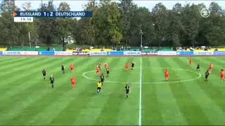 Frauenfußball WM Qualifikation  Russland  Deutschland 1  Halbzeit