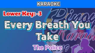 Every Breath by The Police (Karaoke : Lower Key : -3)