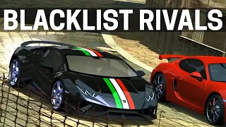 NFS Most Wanted - All Blacklist Race Entrances