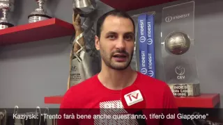 Kaziyski: "Trento lotterà per vincere ancora, farò il tifo dal Giappone"