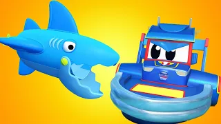 Siêu xe tải - Phim hoạt hình hay nhất về cá mập - Thành phố xe hơi - Hoạt hình thiếu nhi