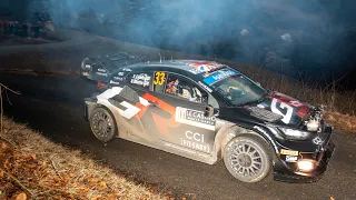 Rallye Monte Carlo 2024 - Best of action, drifts and show | 4K