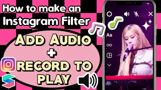 ♪ Add Music + Press Record to Start Music ♫ | How to make an Instagram Filter | Spark Ar Tutorial