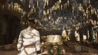 Hogwarts Legacy The Great Hall Christmas 4K Ray Tracing