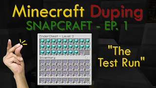 Duping on a pay-to-win Minecraft PVP Server - Snapcraft Ep. 1