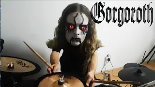 Black metal drum cover GORGOROTH - Prosperity and beauty drumming