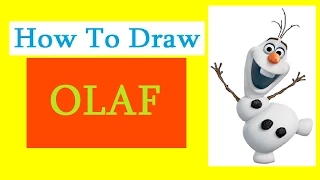 How to Draw an Olaf (Frozen) / Как нарисовать Олафа (Холодное Сердце)