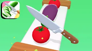 Perfect Slices - All Levels Gameplay Android,ios (Levels 1-6)