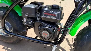 Coleman BT200X Predator 212 Hemi motor swap