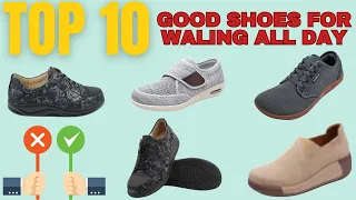 Top 10 Good Shoes For Walking All Day Standing 2024 | All Day Standing Shoes