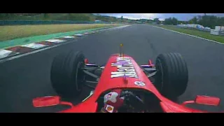 F1 Hungaroring 2004 - Michael Schumacher Pole Lap Onboard