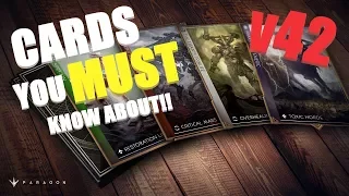 Cards you MUST know About | v42 Paragon Guide