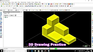 Mastercam 3D Drawing Practice Tutorial - 1