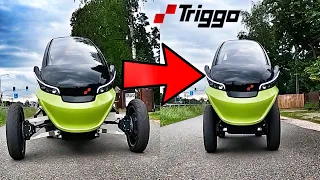 TRIGGO - First Experience - The Variable Width Drive-by-Wire Tilting Electric Vehicle of the FUTURE