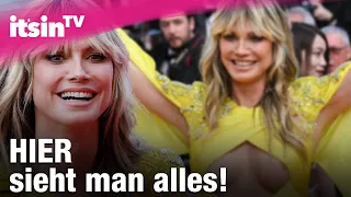 Nippelblitzer in Cannes: Heidi Klum sorgt ohne BH für Aufsehen | It's in TV