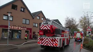 Ganderkesee: Dachgeschoss gerät in Brand