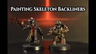 How to paint Skeleton Backliners | Painting Darkest Dungeon: The Board Game, Episode #9