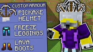 Minecraft Manhunt But There's Custom Armor...