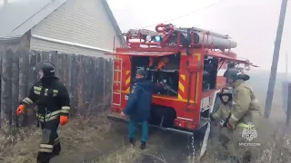 О работе авиации и пожарно-спасательных подразделений в СНТ Полянка