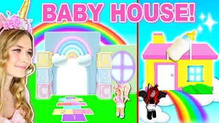 Baby House Build Challenge In Adopt Me! (Roblox)