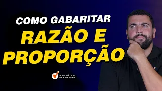 Como Gabaritar Razão e Proporção.