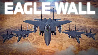 EAGLE WALL | F-15E Strike Eagle Deep Strike + F-16 Viper | Digital Combat Simulator | DCS |