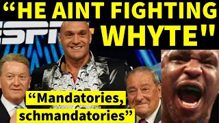 TYSON FURY'S PROMOTERS WANT DILLIAN WHYTE SHOVED ASIDE