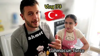 Días duros | ELIF y ORHAN hacen Lahmacun TURCO 🇹🇷 | turcolombiana elif