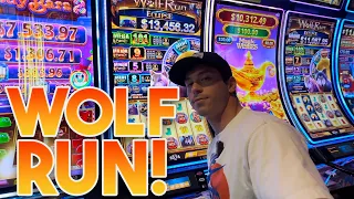 Going After The Mega Free Games On A Wolf Run Eclipse Slot Machine!