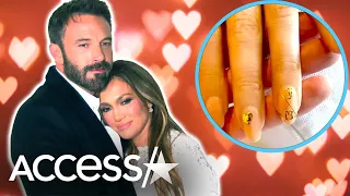 Jennifer Lopez ROCKS Ben Affleck's Initial & Shows Off Engagement Ring