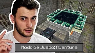 ¿Puedes terminar Minecraft en modo aventura?