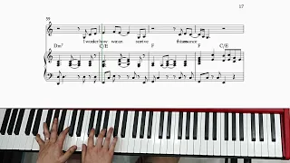 Richard Marx - right here waiting - Piano Accompaniment & Sheet Music(피아노 반주 & 악보)