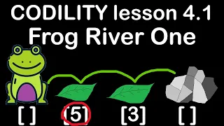 Frog River One in Python and C++ Codility Lesson 4