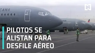 Pilotos alistan detalles para desfile aéreo militar - Expreso de la Mañana