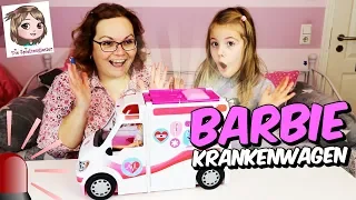 BARBIE 2-in-1 KRANKENWAGEN 🚑 Hilfe! Barbie braucht einen Arzt! Was ist passiert?