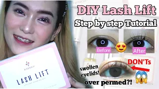 DIY Eyelash Perming Tagalog Tutorial #iconsign #diylashlift #eyelashperming