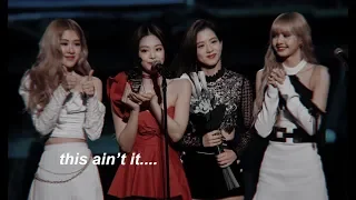 let’s talk about blackpink....