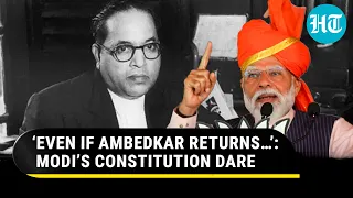 ‘If Constitution Was So Important…’: PM Modi Attacks Congress, Invokes Ambedkar Amid Oppn Allegation