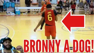 Bronny James Goes Off At McDonalds All-American Practice In Front of NBA Scouts! | REACTION