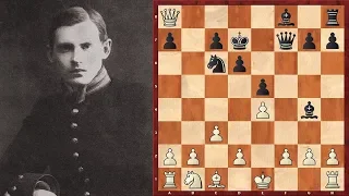 Шахматы. Чудесный ШАХМАТНЫЙ СПЕКТАКЛЬ Александра Алехина!
