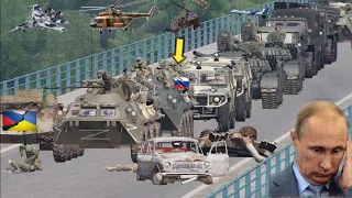 🔴 Ukranian PZH Tank & Drones Javelian Missiles attack On Russian T-82,92 Armored Vehicles Gta-V