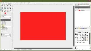 GIMP - Using the paint bucket tool