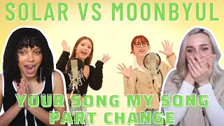 COUPLE REACTS TO SOLAR VS MOONBYUL Your Song My Song Part Change (feat. Mamamoo)