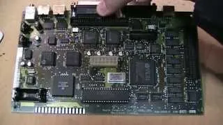 Macintosh Classic logic board recapped