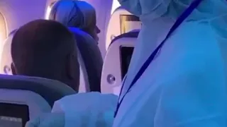 Проверка пассажиров самолёта тепловизором